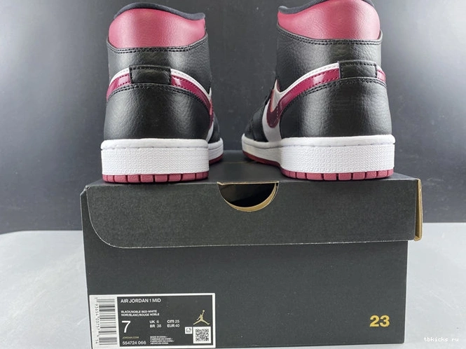 Reps TB Jordan1 3777 Bred Mid Toe 554724- EasyCare 1029